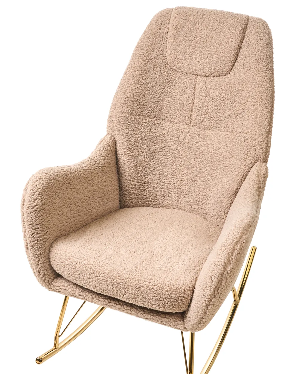 Rocking Chair GULSELE Boucle Beige_1011933