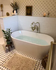 Freistehende Badewanne HAVANA 150 x 75 cm Weiß_1163665