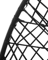 Hanging Chair ALATRI PE Rattan Black_791430