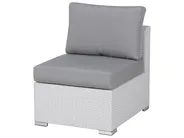 Garden Lounge Set with Table 8 Seater XXL Modular PE Rattan White Right Hand_705597