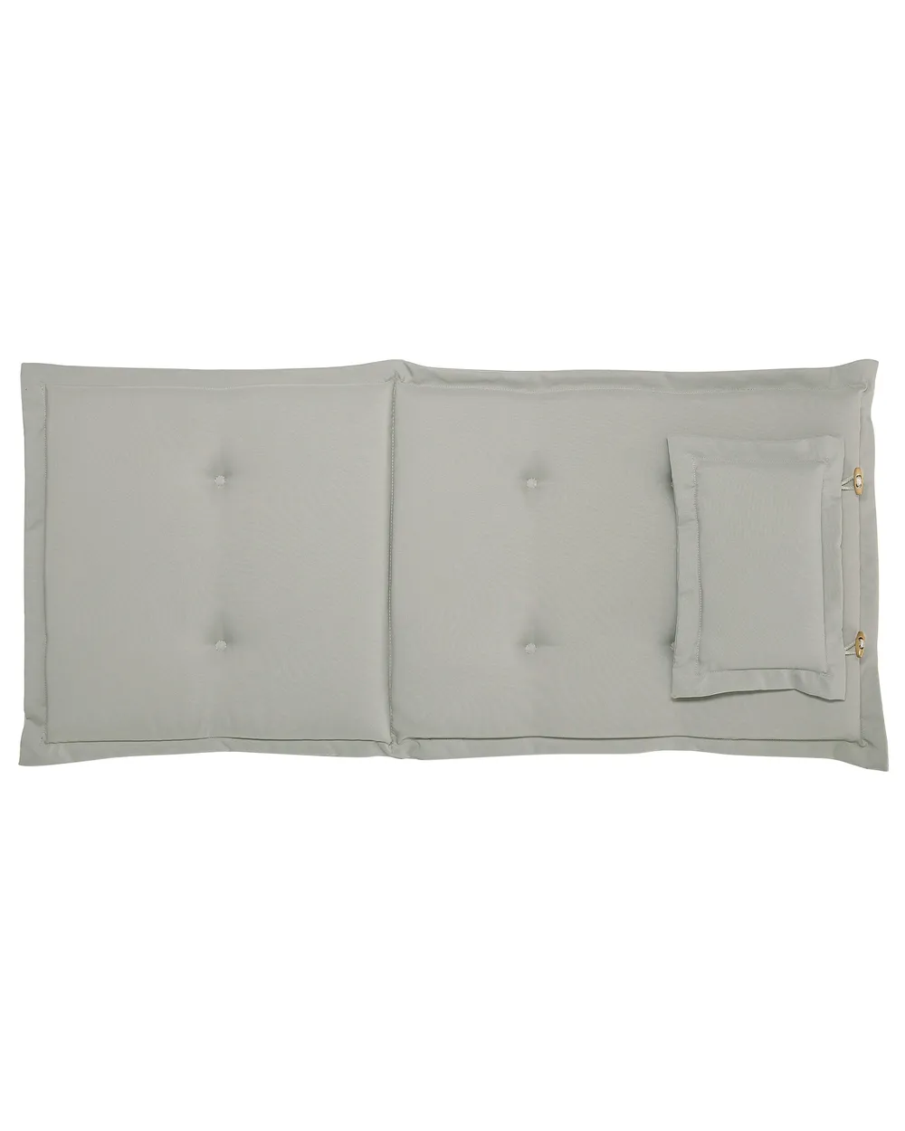Set mit 6 Stühlen und Sitzkissen JAVA Akazienholz Taupe_803739