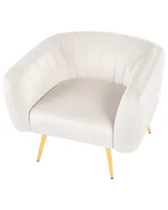 Sessel LACONIA Samtstoff Cremeweiß_1065140