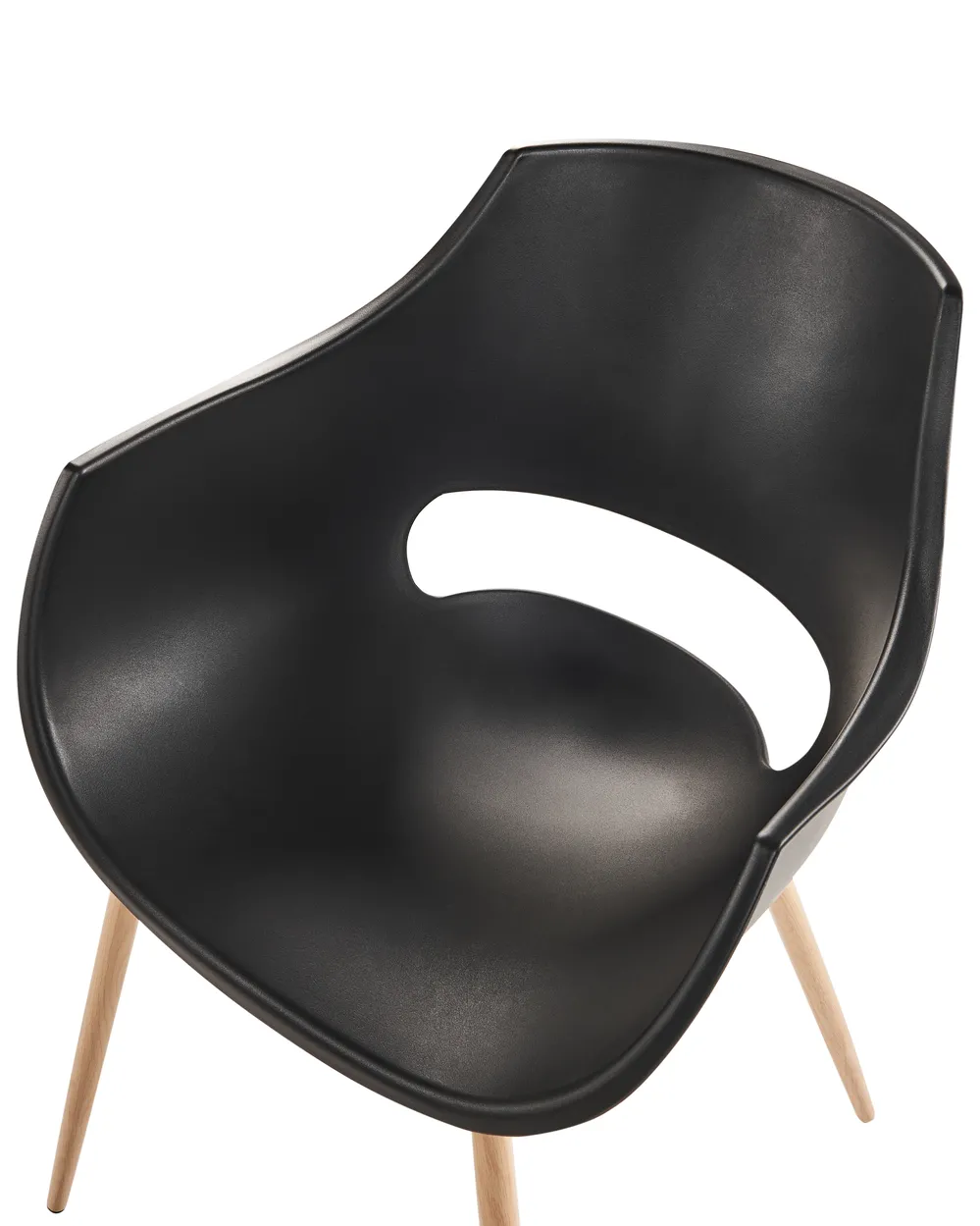Set of 4 Dining Chairs MILLERS Black_948972