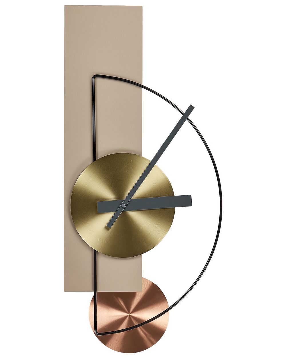 Wall Clock CEVINS Metal Beige