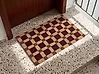 Fußmatte VILLASIS Beige / Braun 60 x 90 cm Kokosfasern