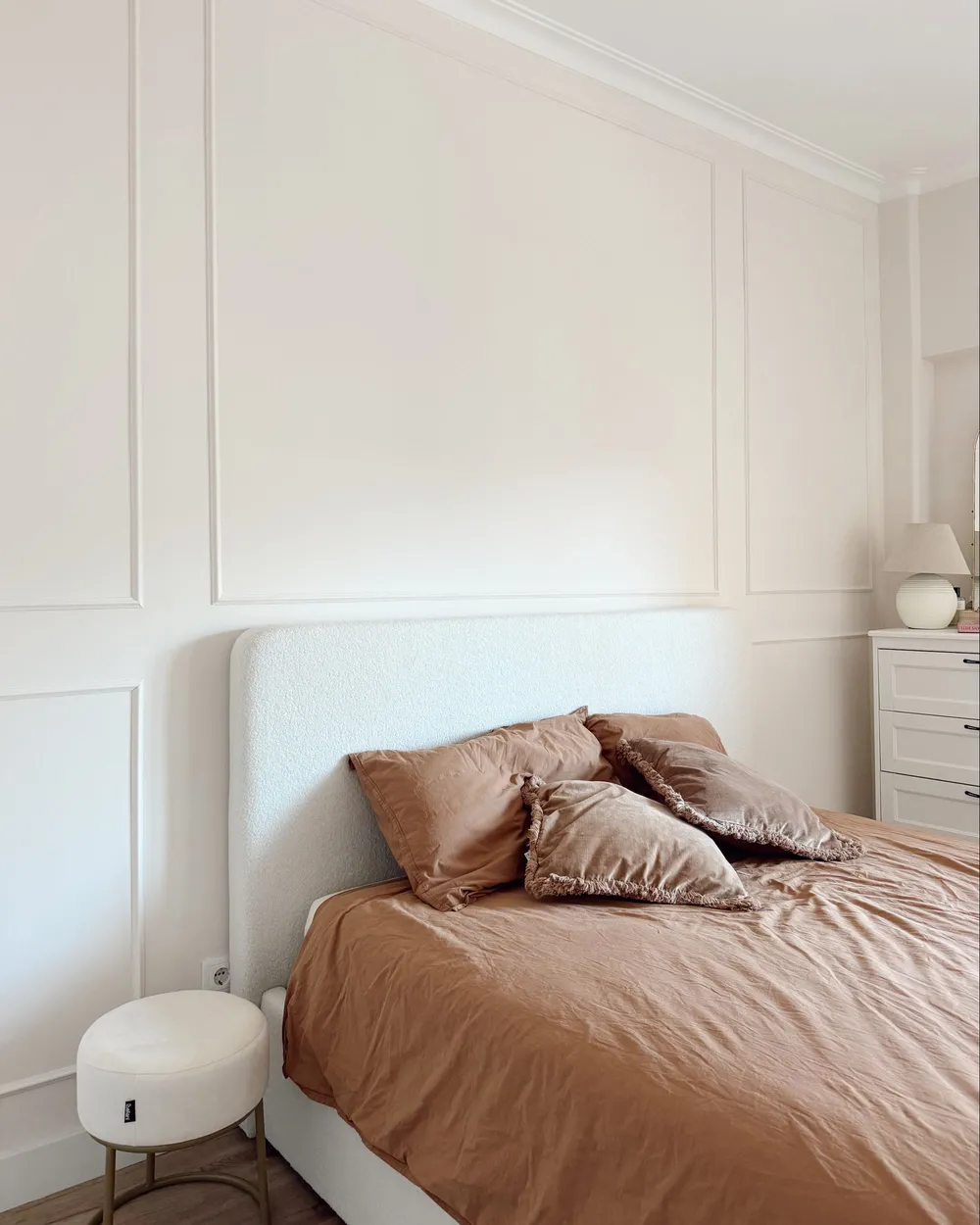 Ottoman Bed BRENON Boucle Off-White 160 x 200 cm (EU King Size)_1071353