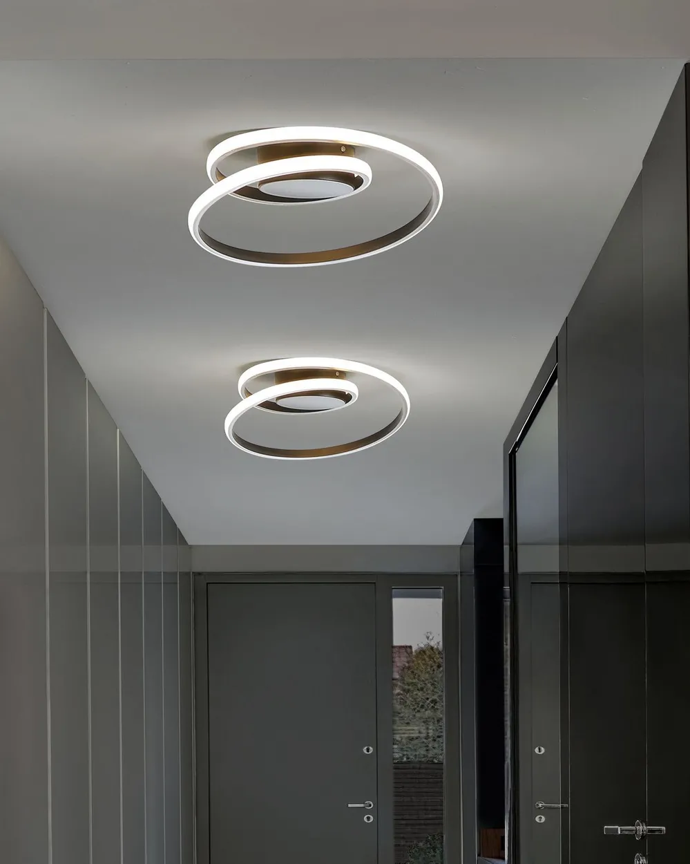 LED Deckenlampe NARYN Metall Schwarz