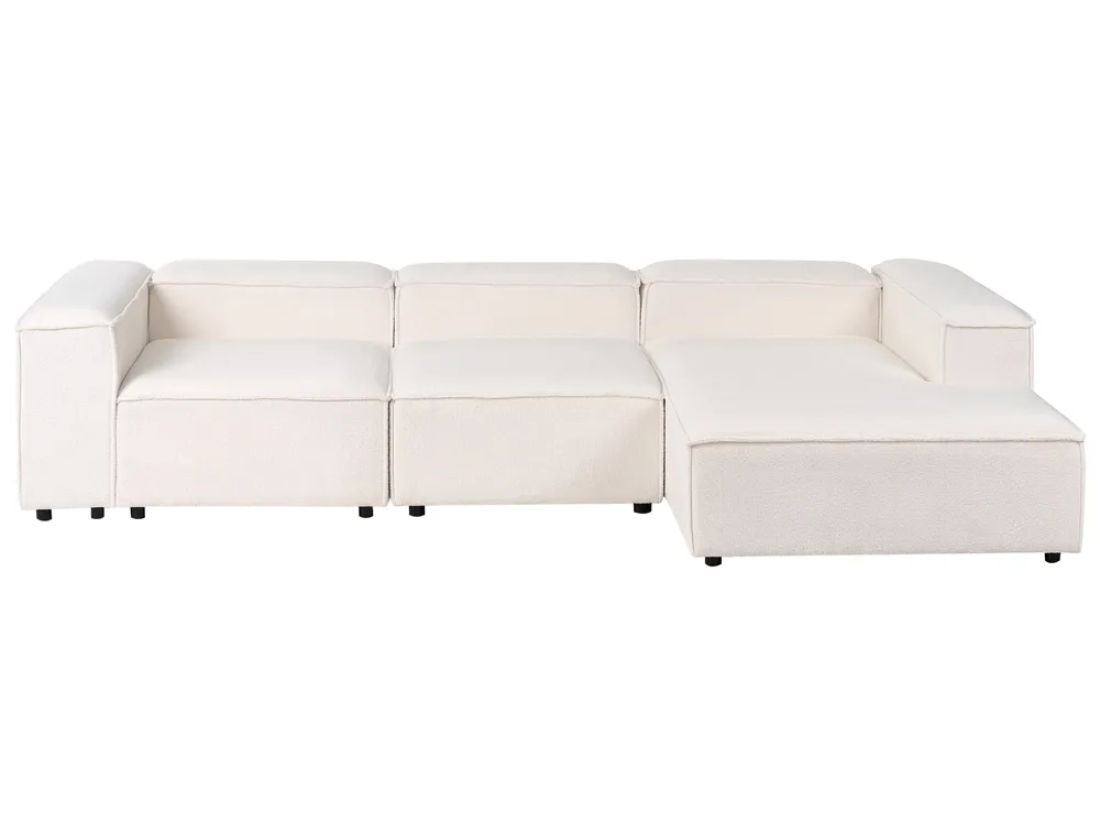 Modular Corner Sofa 4 Seater ARDAL Boucle Off-White Left Hand_908447