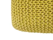 Pouf CONRAD Baumwolle Gelb_813971