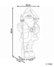 Weihnachtsdekoration ORMSAVATNET 45 cm Weihnachtsmann Rot_1021962
