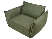 Living Room Set 5 Seater KUNES Fabric Green_1013497
