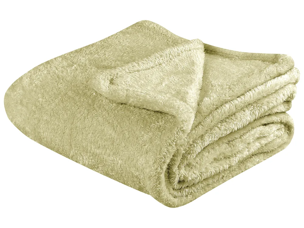 Kuscheldecke NAMDU 125 x 150 cm Olivgrün