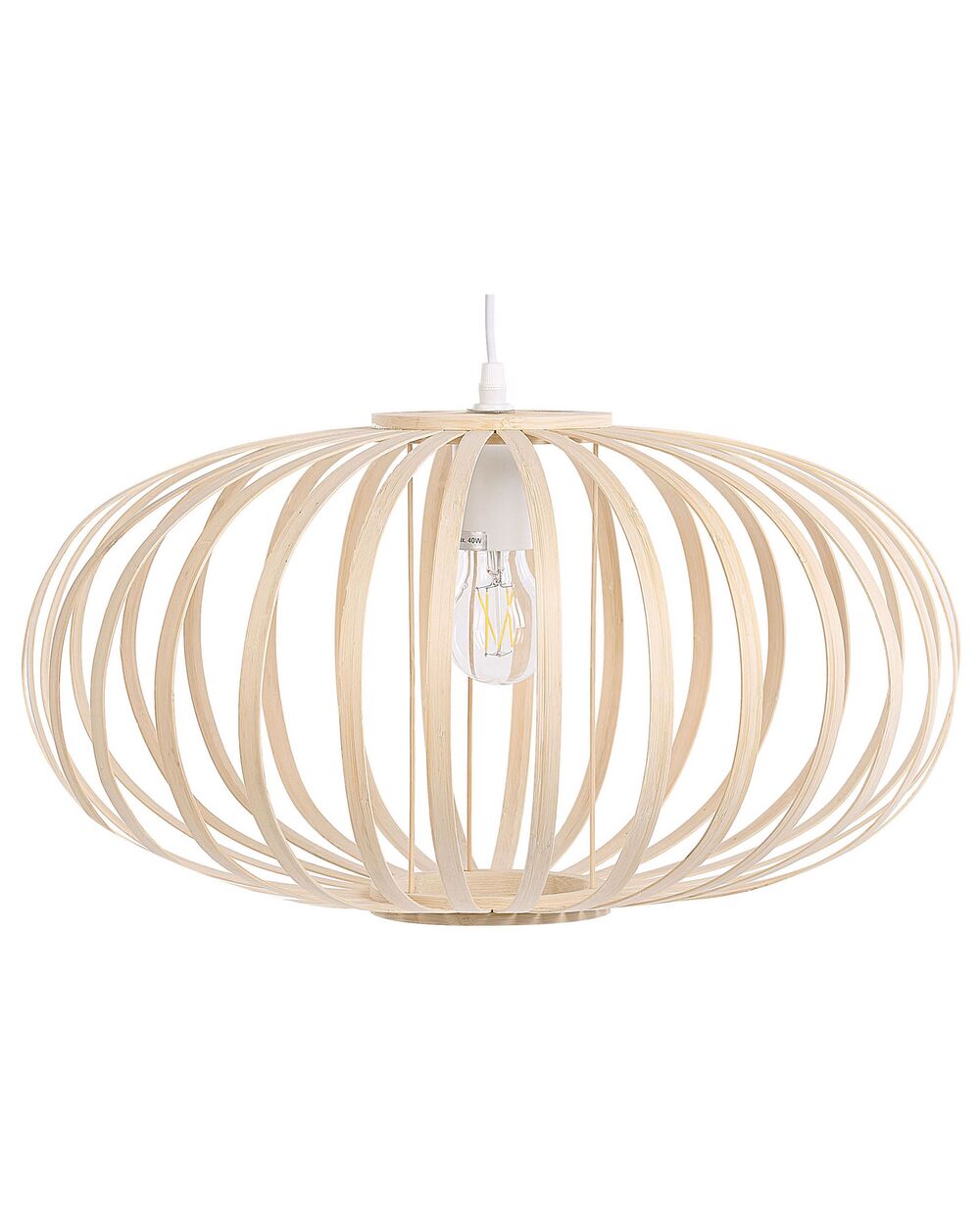 Pendant Lamp HAVEL Bamboo Light Brown