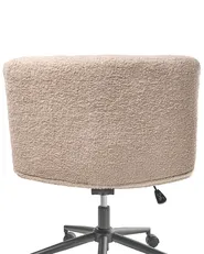 Schreibtischstuhl CATLIN Bouclé Beige_1009958