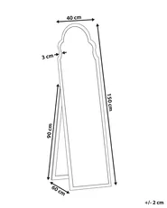 Standspiegel CHATILLON 150 cm Gold_830437