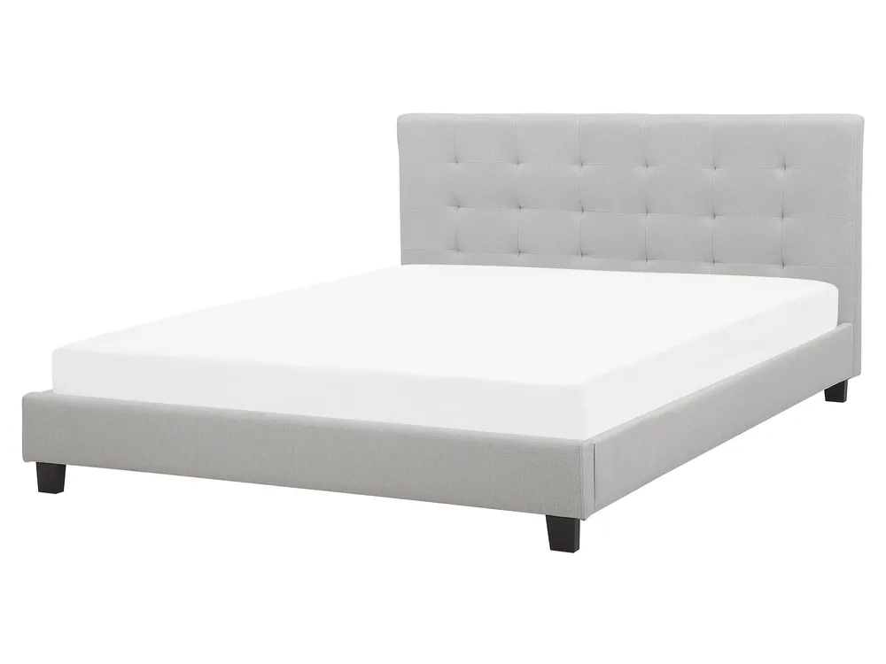 Wasserbett Stoff LA ROCHELLE 160 x 200 cm Hellgrau