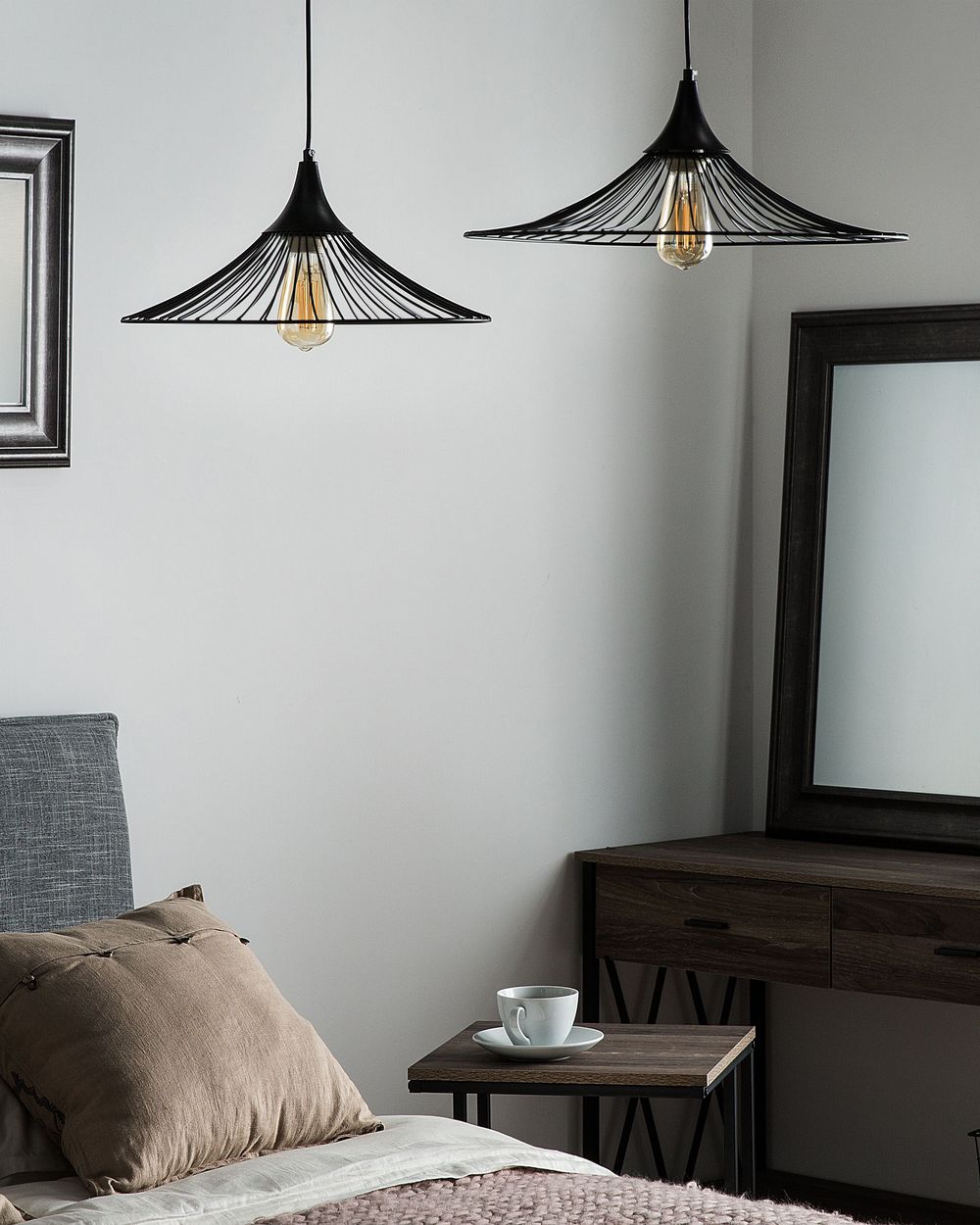 Pendant Lamp GIONA Metal Black