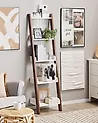 Regal mit 5 Ebenen MOBILE DUO 166 cm Braun / Weiß