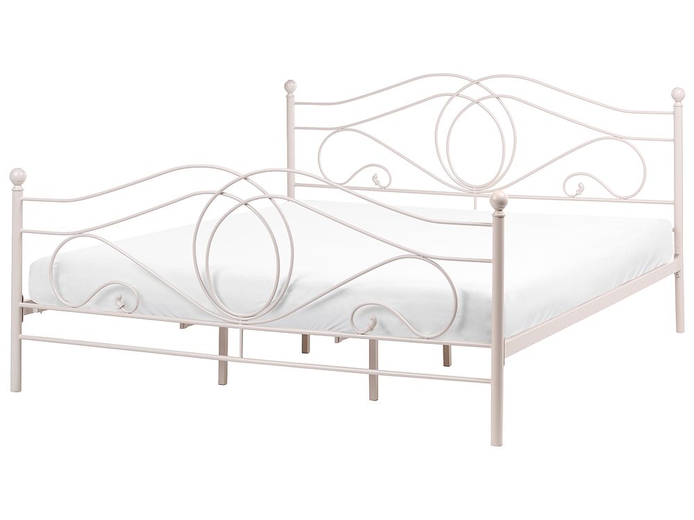 Bed Metaal LYRA 180 x 200 cm Lichtbeige