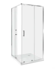 Duschkabine TELA 90 x 90 x 185 cm Silber_944633