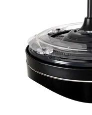 Plafondventilator met verlichting ETONIA met afstandsbediening LED Zwart_1125610
