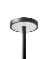 Kabellose LED Tischlampe LIZANDRO mit Dimmer Metall Schwarz_940365
