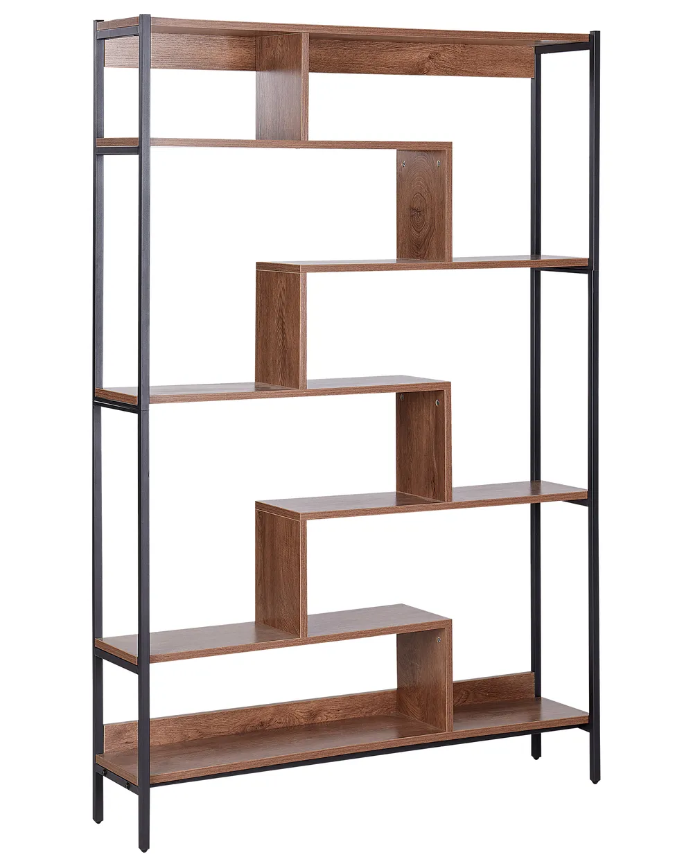 Regal mit 6 Ebenen DAVEN 180 cm Braun