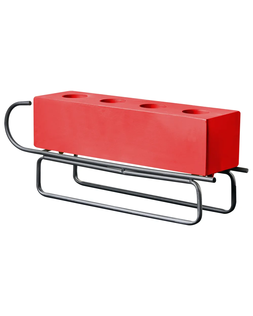 Kerzenständer KUHMO Metall Rot_1010975