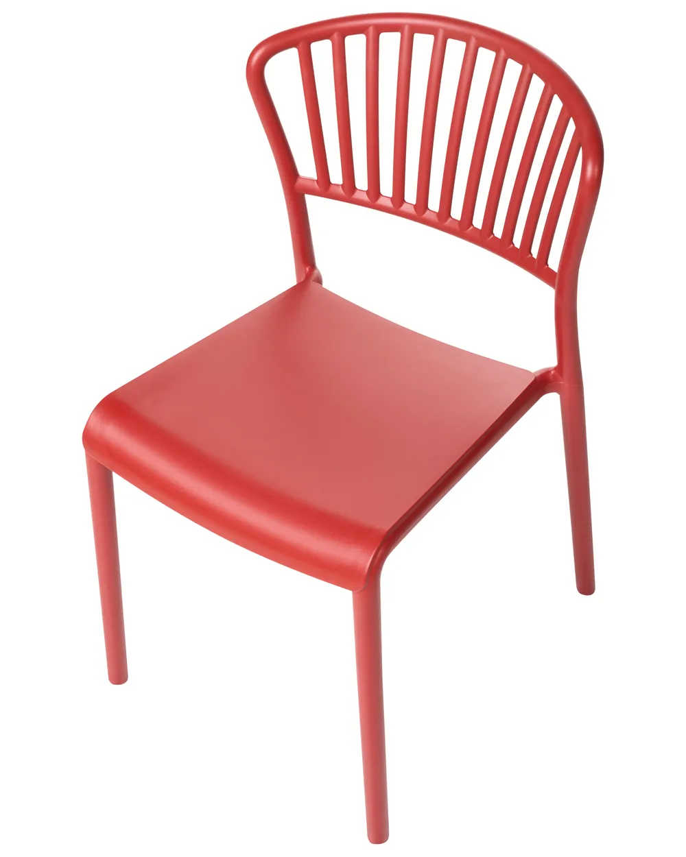 Gartenstuhl 4er Set GELA Rot_1029144