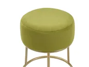 Hocker DELCO Samtstoff Limettengrün_991626
