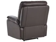 Sofa Set manuell verstellbar 6-Sitzer BERGEN Kunstleder Braun_681644
