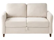 Living Room Set 5 Seater MARE Boucle Beige_1028843