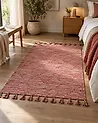 Teppich NIGDE Rot 140 x 200 cm Baumwolle