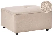Ottomane AXEBO Bouclé Beige_1076006