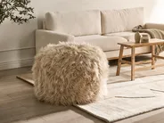 Pouf TUKKI Webpelz Hellbeige_1032466