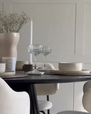 Set of 2 Dining Chairs KENAI Fabric Light Beige_1170350