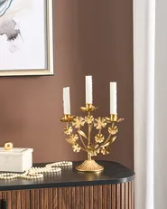 Candle Holder RAMADA 25 cm Metal Gold_968325