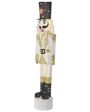 Outdoor Decoration LED STOROVAN 152 cm Nutcracker White/ Gold_1025114