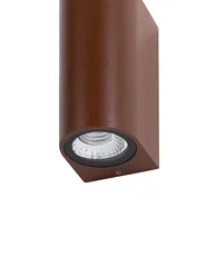 LED Außenwandleuchte 2er Set LAZARO Braun_1107748