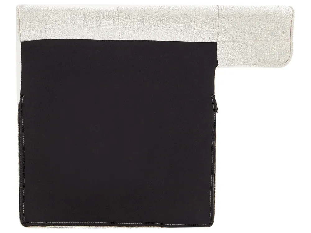 Sofa 3-Sitzer SKIVE Bouclé Weiß_948626