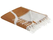 Kuscheldecke PALHI Stoff 130 x 170 cm Orange_834854