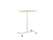 Laptoptisch manuell höhenverstellbar ACADEMIA 65 cm 48 cm Hellbraun / Weiß_1015123