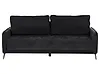 Sofa Bed 3 Seater HEMING Chenille Black