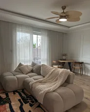 Ceiling Fan with Light BORMEJO with Remote LED Gold_1160194