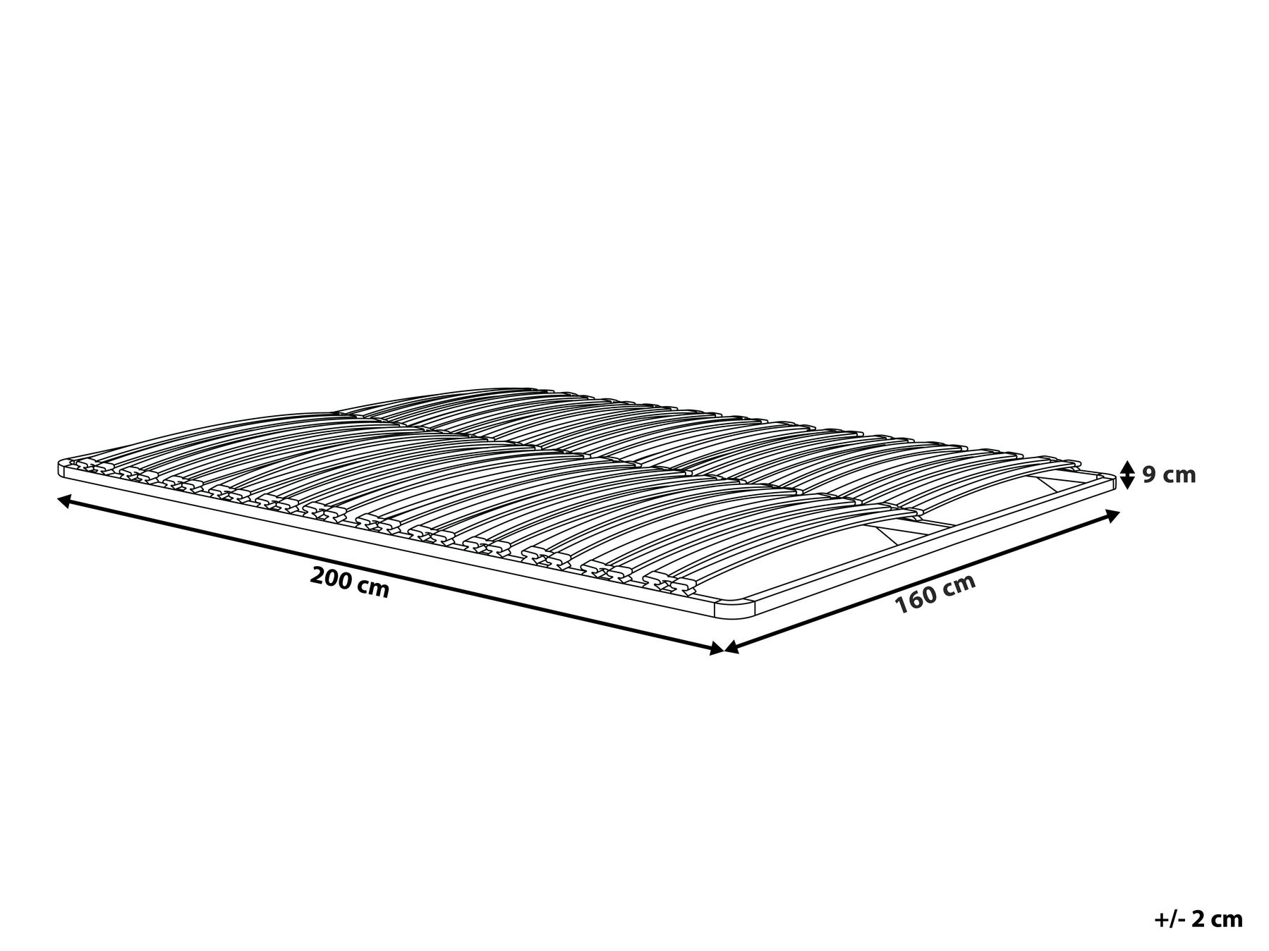 Lattenrost COMBOURG 160 x 200 cm_785936