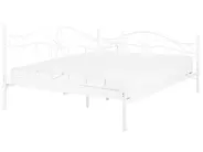 Bett mit Lattenrost Metall ANTLIA 140 x 200 cm Weiß_806592