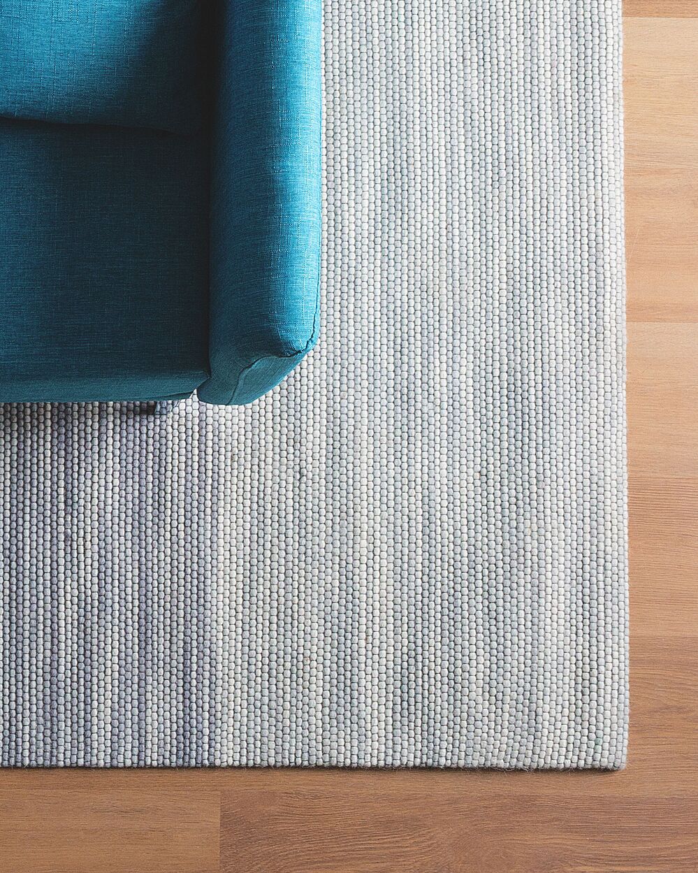 Rug KAPAKLI Grey 160 x 230 cm Wool