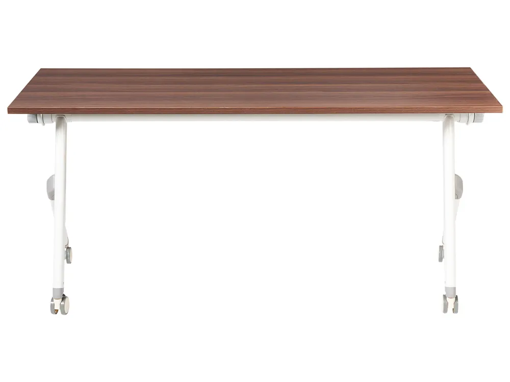 Zusammenklappbarer Schreibtisch BENDI 160 cm 60 cm Dunkelbraun_1030692