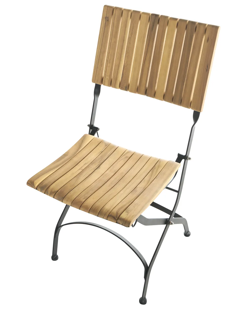 Gartenstuhl 2er Set LASCARI ohne Armlehnen Akazienholz Hellbraun_1074270