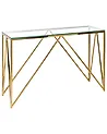 Konsolentisch WESO Sicherheitsglas Gold
